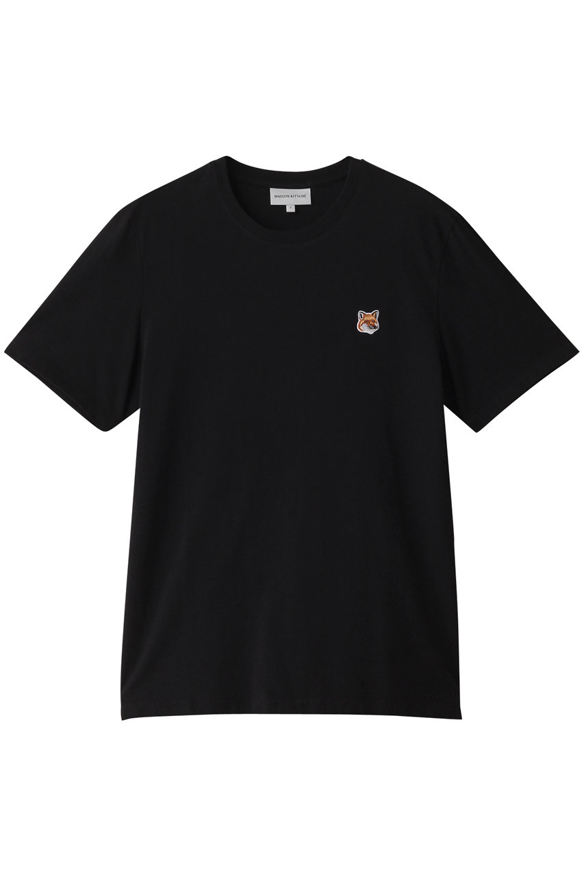 メゾン キツネ/MAISON KITSUNEの【MEN】FOX HEAD PATCH レギュラー Tシャツ(ブラック/LM00104KJ0008)