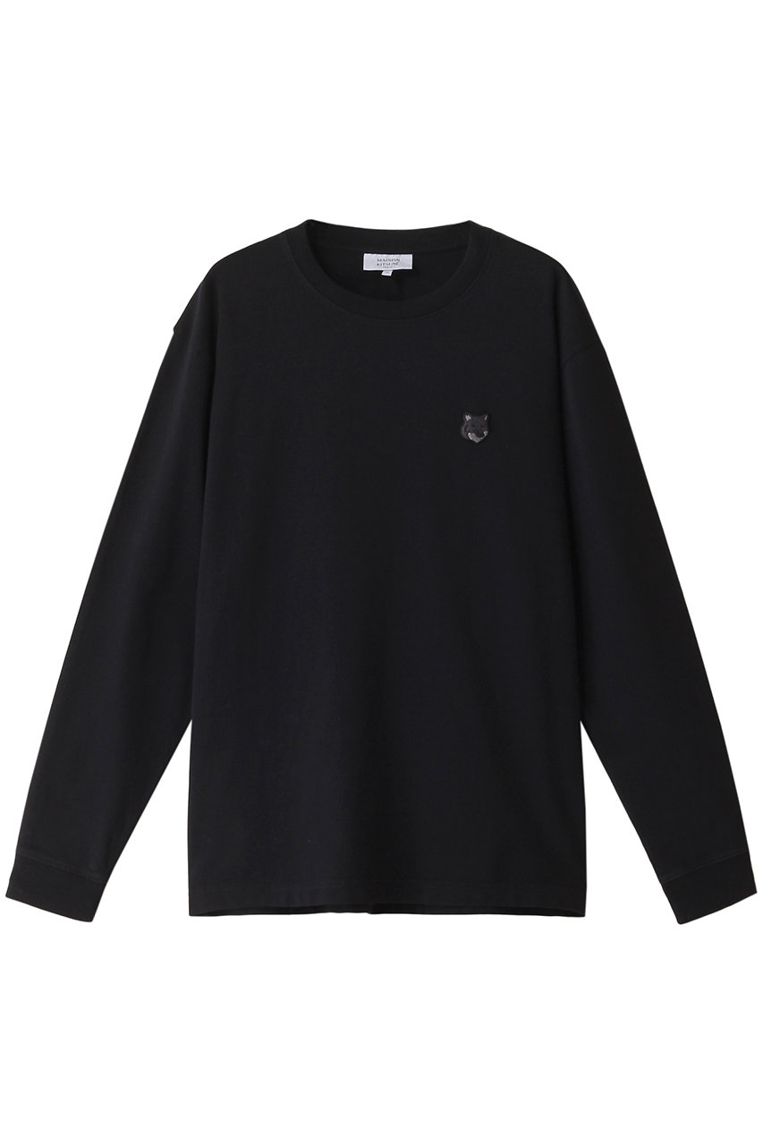 メゾン キツネ/MAISON KITSUNEの【MEN】BOLD FOX HEAD PATCH COMFORT ロングスリーブTシャツ(ブラック/LM00109KJ0118)