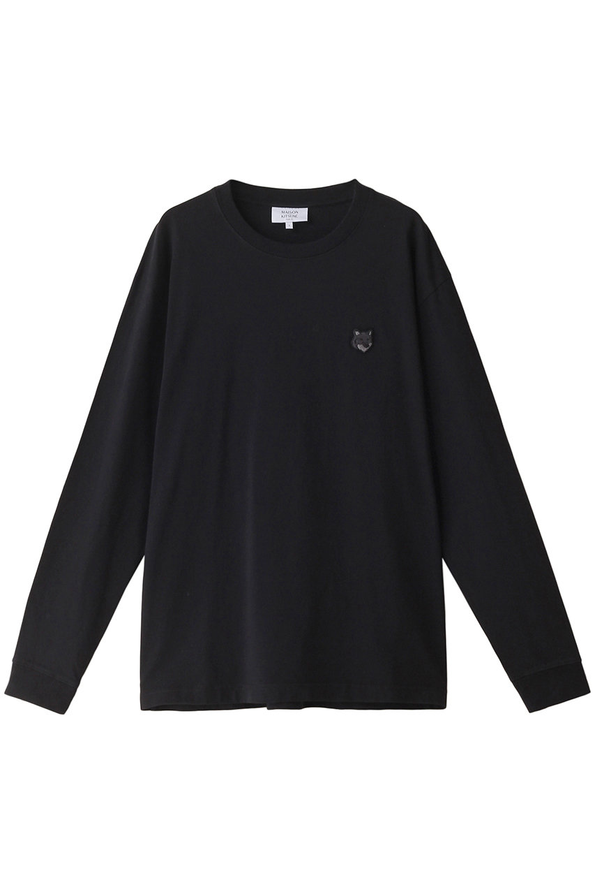 メゾン キツネ/MAISON KITSUNEの【MEN】BOLD FOX HEAD PATCH COMFORT ロングスリーブTシャツ(ブラック/LM00109KJ0118)