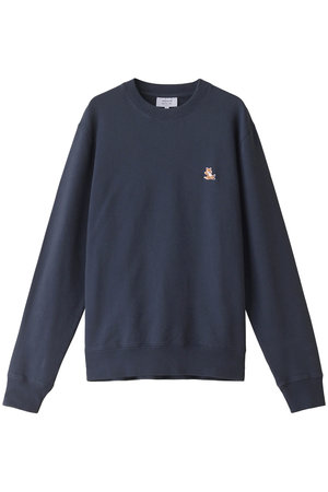 【送料&関税込】Maison KitsunAC Cotton Crew-neck T-shirt YZ-00024Z KANGOL × TREECAFE collaboration long T-shirt Men's