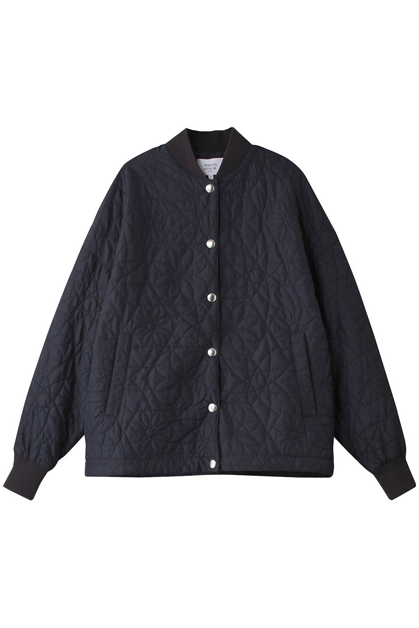 MAISON KITSUNE(メゾン キツネ)｜QUILTED ブルゾン/ネイビー の通販｜ELLESHOP・(エル・ショップ)