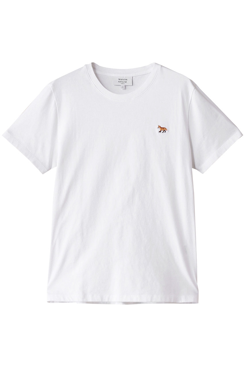 メゾン キツネ/MAISON KITSUNEのBABY FOX PATCH REGULAR Tシャツ(ホワイト/MW00110KJ0008)