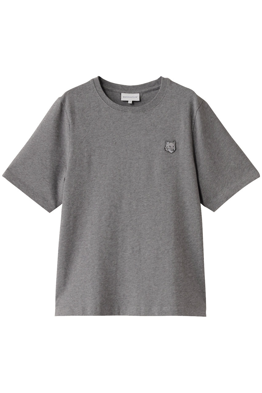 メゾン キツネ/MAISON KITSUNEのBOLD FOX HEAD PATCH COMFORT Tシャツ(ミディアムグレーメランジ/MW00127KJ0119)