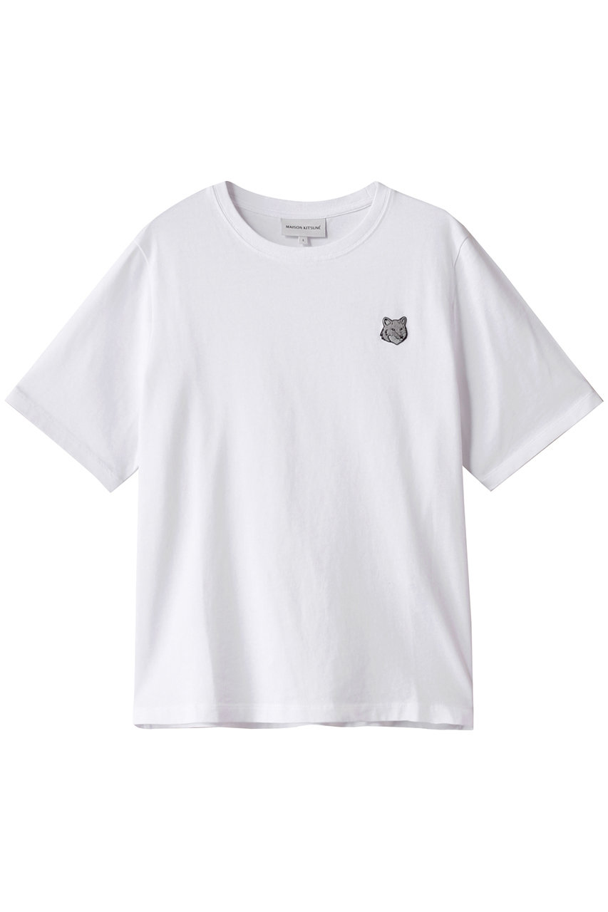 メゾン キツネ/MAISON KITSUNEのBOLD FOX HEAD PATCH COMFORT Tシャツ(ホワイト/MW00111KJ0119)