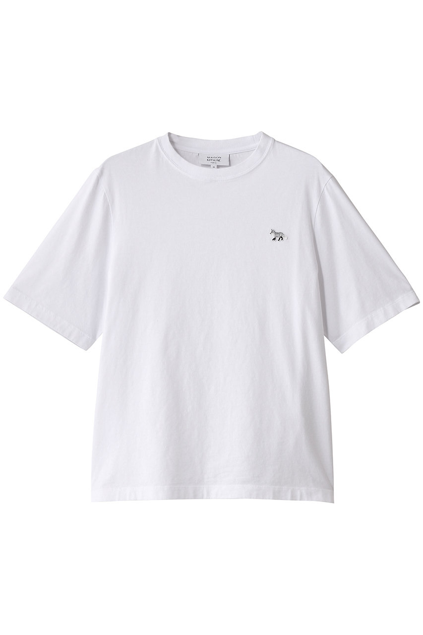 MAISON KITSUNE BABY FOX PATCH COMFORT Tシャツ (ホワイト, XS) メゾン キツネ ELLE SHOP MAISON KITSUNE BABY FOX PATCH COMFORT Tシャツ (ホワイト, XS) メゾン キツネ ELLE SHOP