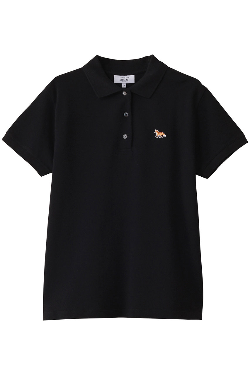 MAISON KITSUNE BABY FOX PATCH レギュラーポロ (ブラック, S) メゾン キツネ ELLE SHOP MAISON KITSUNE BABY FOX PATCH レギュラーポロ (ブラック, S) メゾン キツネ ELLE SHOP