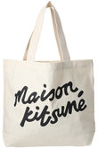 【UNISEX】MAISON KITSUNE HANDWRITING トートバッグ