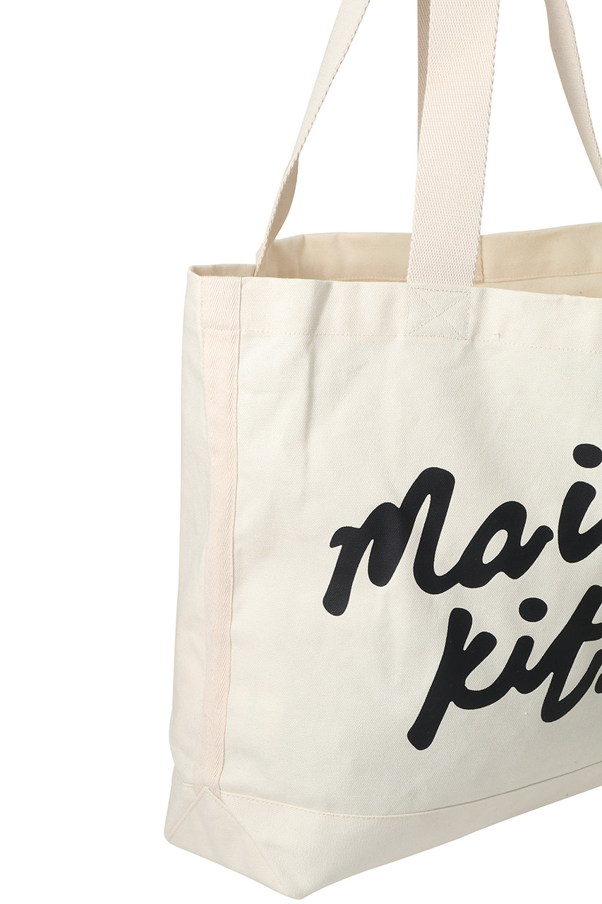メゾン キツネ★Unisex Handwriting Tote MAISON KITSUNE(メゾン キツネ)｜【UNISEX】MAISON KITSUNE