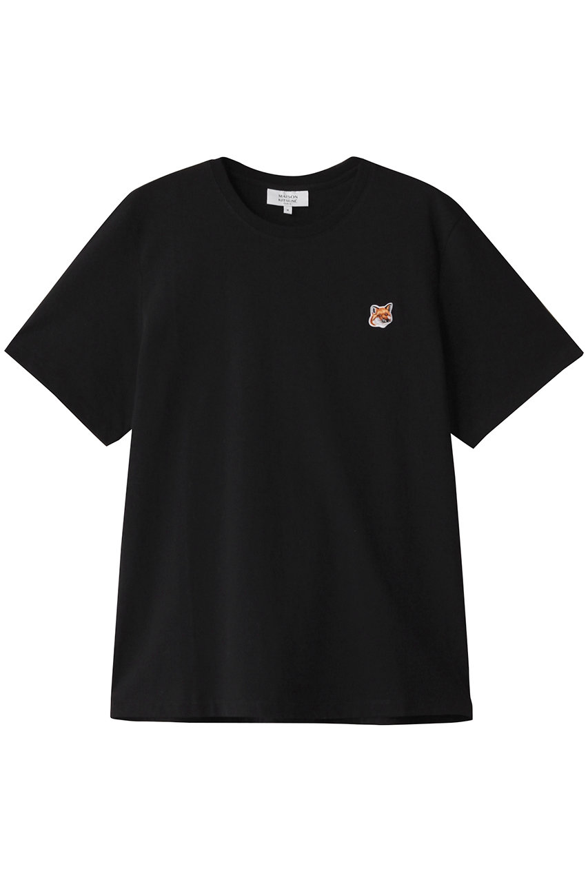 メゾン キツネ/MAISON KITSUNEの【MEN】FOX HEAD PATCH REGULAR Tシャツ(ブラック/LM00104KJ0008)