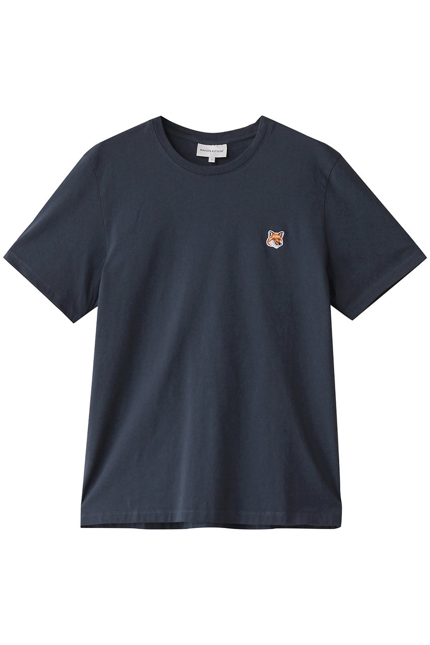 メゾン キツネ/MAISON KITSUNEの【MEN】FOX HEAD PATCH REGULAR Tシャツ(インクブルー/LM00104KJ0008)