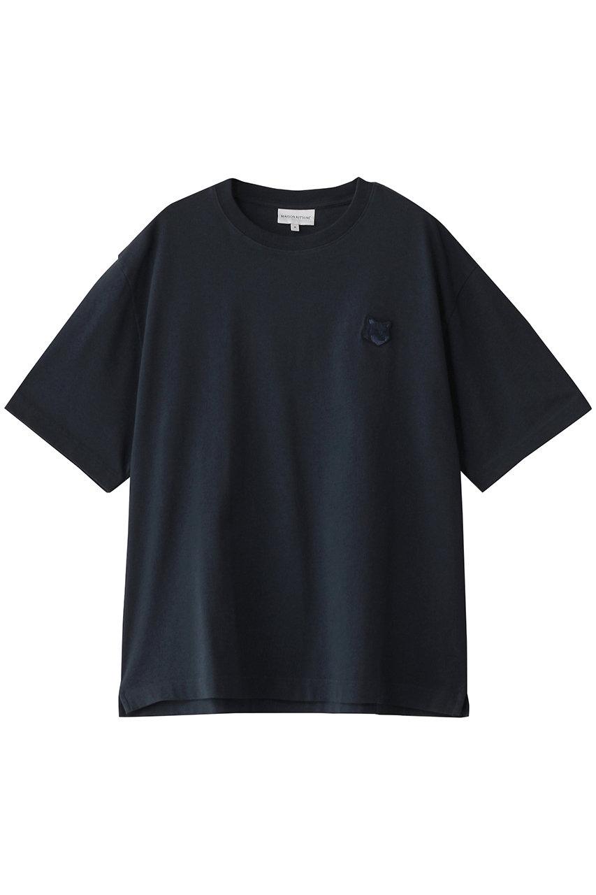 メゾン キツネ/MAISON KITSUNEの【MEN】BOLD FOX HEAD PATCH OVERSIZE Tシャツ(ディープネイビー/LM00107KJ0119)