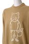 【MEN】DRESSED FOX INTARSIA JUMPER プルオーバー メゾン キツネ/MAISON KITSUNE