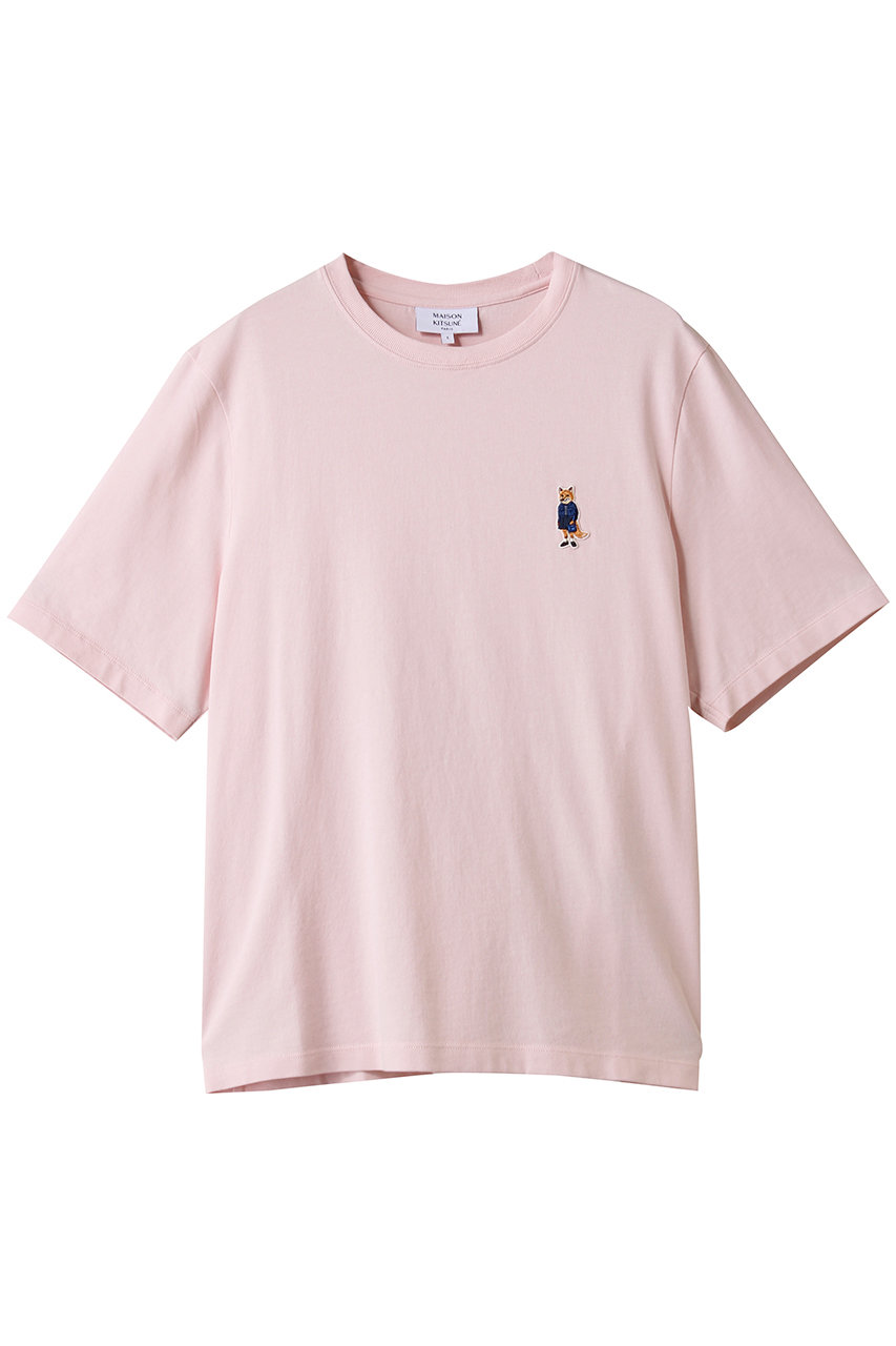 MAISON KITSUNE DRESSED FOX コンフォート Tシャツ (ペイルローズ, M) メゾン キツネ ELLE SHOP