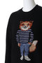 DRESSED FOX  INTARSIA ウール ジャンパー メゾン キツネ/MAISON KITSUNE