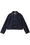 DENIM クロップド ジャケット メゾン キツネ/MAISON KITSUNE インディゴ
