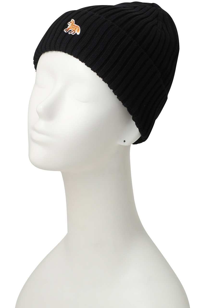 MAISON KITSUNE(メゾン キツネ)｜BABY FOX ビーニー/ブラック の通販