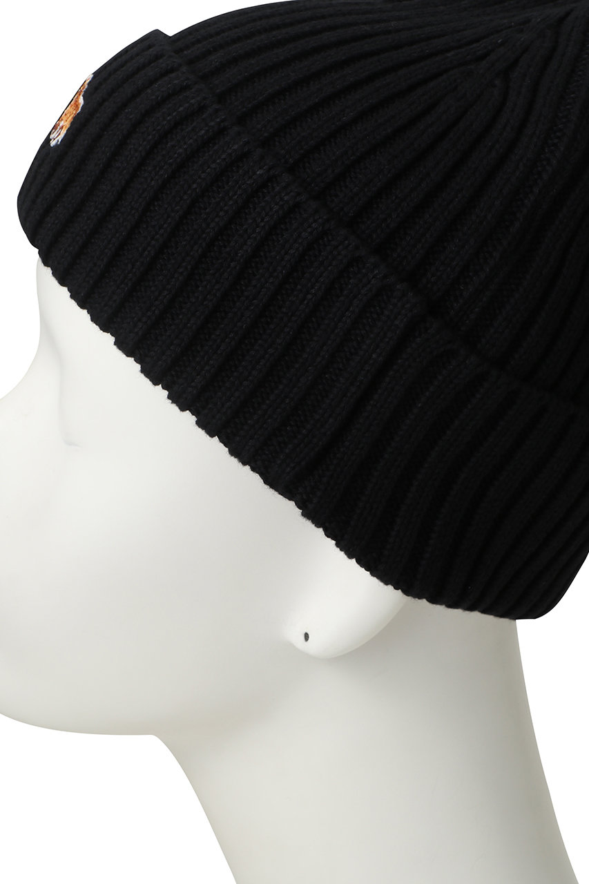 MAISON KITSUNE(メゾン キツネ)｜BABY FOX ビーニー/ブラック の通販