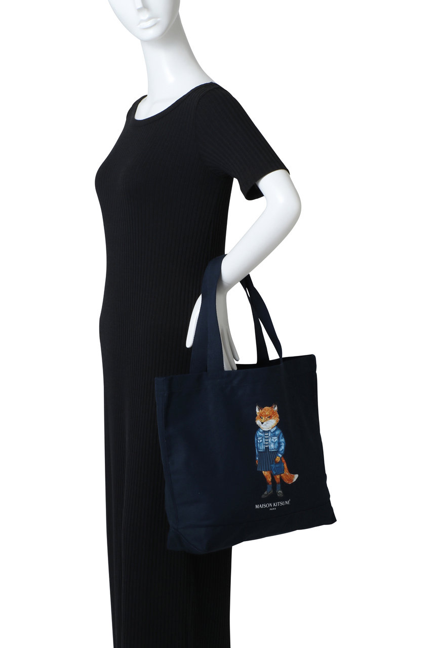 MAISON KITSUNE(メゾン キツネ)｜【UNISEX】DRESSED FOX トート