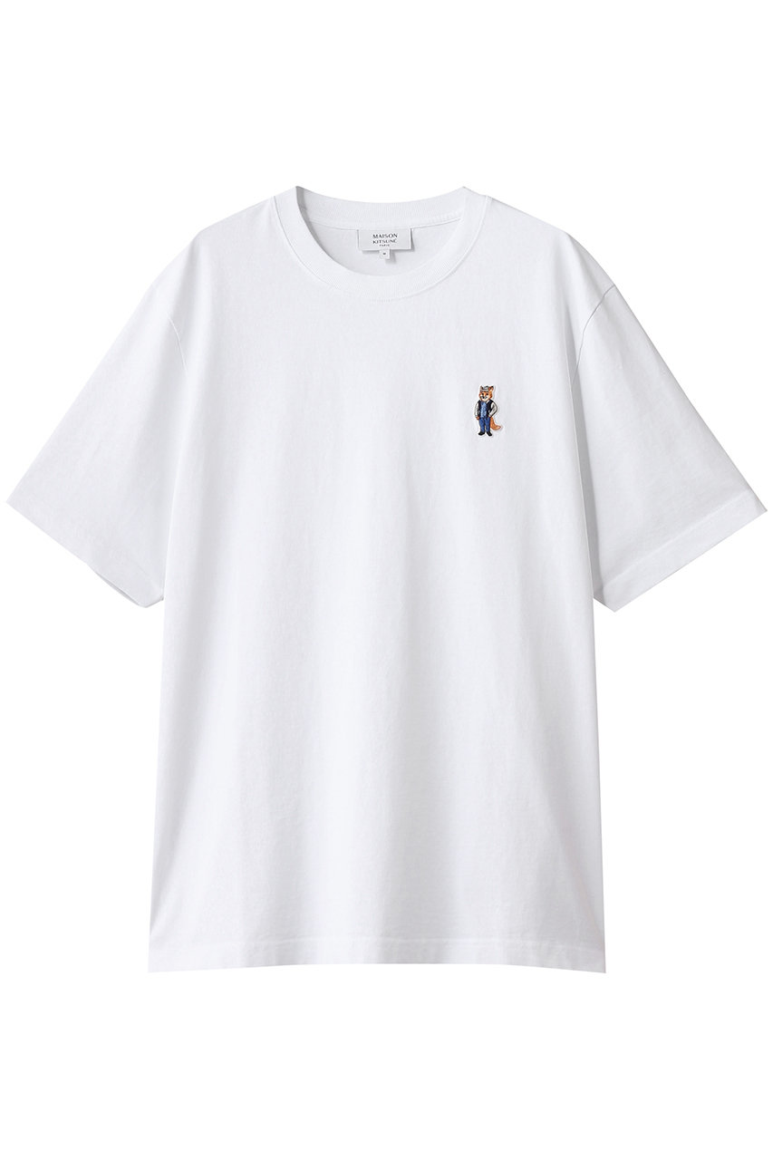 MAISON KITSUNE 【MEN】DRESSED FOX コンフォート Tシャツ (ホワイト, M) メゾン キツネ ELLE SHOP MAISON KITSUNE 【MEN】DRESSED FOX コンフォート Tシャツ (ホワイト, M) メゾン キツネ ELLE SHOP