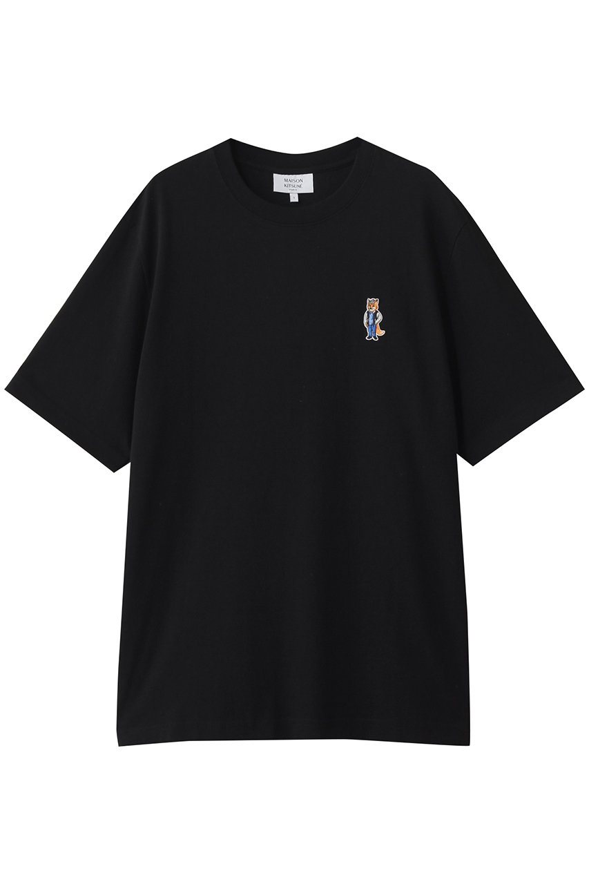 MAISON KITSUNE 【MEN】DRESSED FOX コンフォート Tシャツ (ブラック, M) メゾン キツネ ELLE SHOP MAISON KITSUNE 【MEN】DRESSED FOX コンフォート Tシャツ (ブラック, M) メゾン キツネ ELLE SHOP