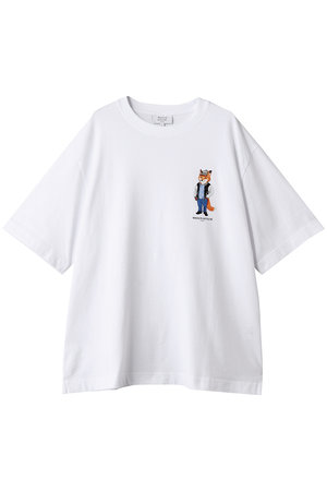 メゾン キツネ/MAISON KITSUNEの【MEN】DRESSED FOX  オーバーサイズ Tシャツ(110100/110102)