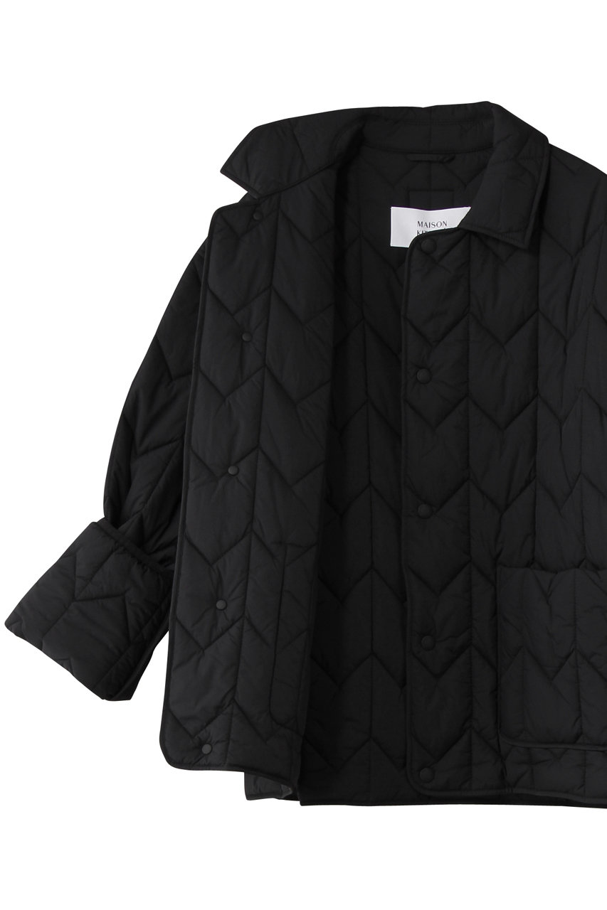 MAISON KITSUNE(メゾン キツネ)｜【MEN】QUILTED ブルゾン/ブラック の