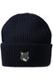 【UNISEX】FOX  ヘッド ラージ ビーニー メゾン キツネ/MAISON KITSUNE クラシックネイビー