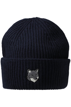 メゾン キツネ/MAISON KITSUNEの【UNISEX】FOX  ヘッド ラージ ビーニー(140200/140203)