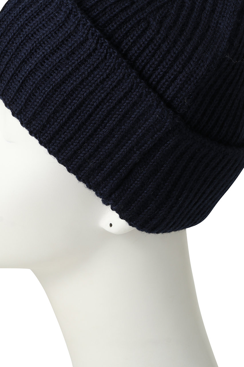 メゾンキツネ　ビーニー　ネイビー MAISON KITSUNE(メゾン キツネ)｜【UNISEX】FOX ヘッド ラージ