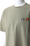 【MEN】DOUBLE FOX HEAD FADED COMFORT Tシャツ メゾン キツネ/MAISON KITSUNE