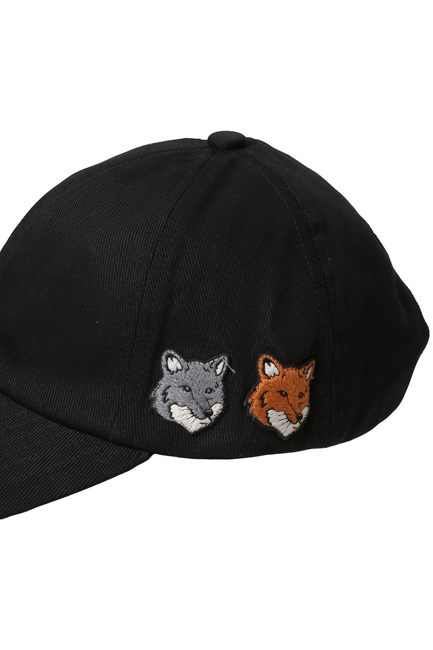 MAISON KITSUNE(メゾン キツネ)｜【UNISEX】DOUBLE FOX HEAD キャップ