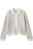 LACE KNIT STRIPED カーディガン