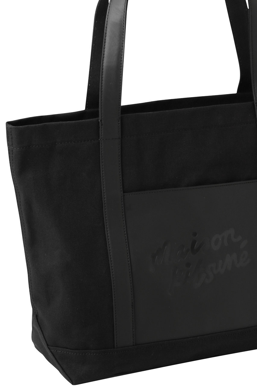 MAISON KITSUNE(メゾン キツネ)｜【UNISEX】CANVAS AND LEATHER LARGE