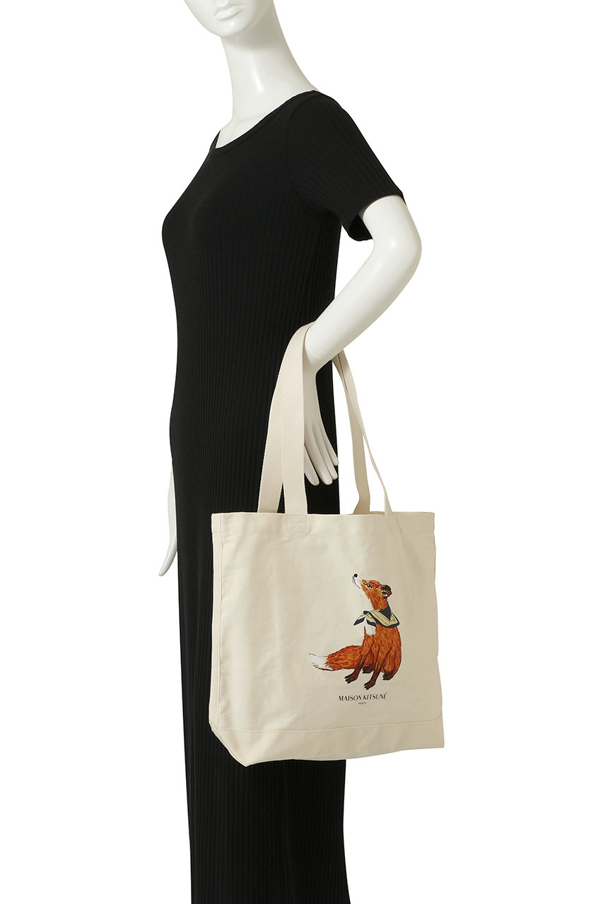 MAISON KITSUNE(メゾン キツネ)|【UNISEX】DREAMING FOX トートバッグ MAISON KITSUNE(メゾン キツネ)|【UNISEX】DREAMING FOX トートバッグ