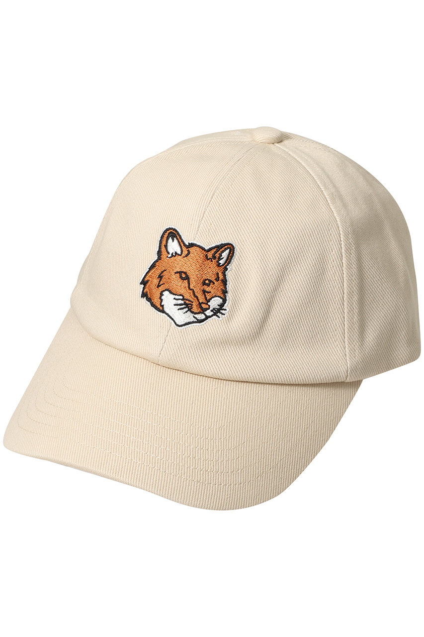 メゾン キツネ/MAISON KITSUNEの【UNISEX】FOX HEAD キャップ(ドリフトウッド/PM06100WW0096)