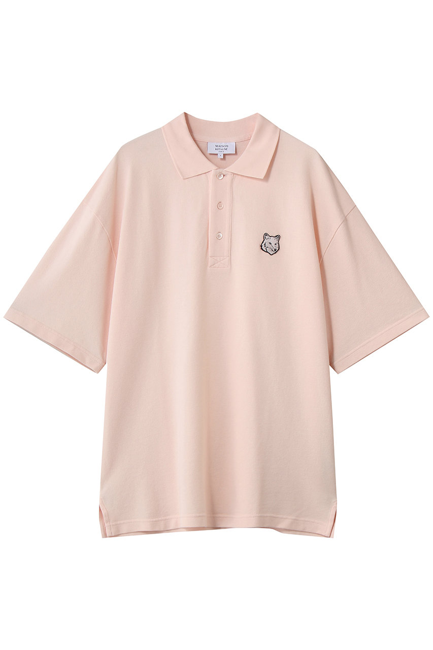 メゾン キツネ/MAISON KITSUNEの【MEN】FOX HEAD OVERSIZE ポロシャツ(モーブ/PM00211KP0001)