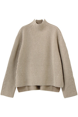 メゾン キツネ/MAISON KITSUNEのPLAITED RIB ハイネック ジャンパー(110300/110301)
