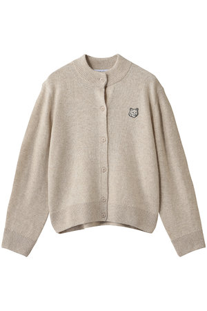 メゾン キツネ/MAISON KITSUNEのFOX HEAD LAMBSWOOL ハイネックカーディガン(110300/110303)