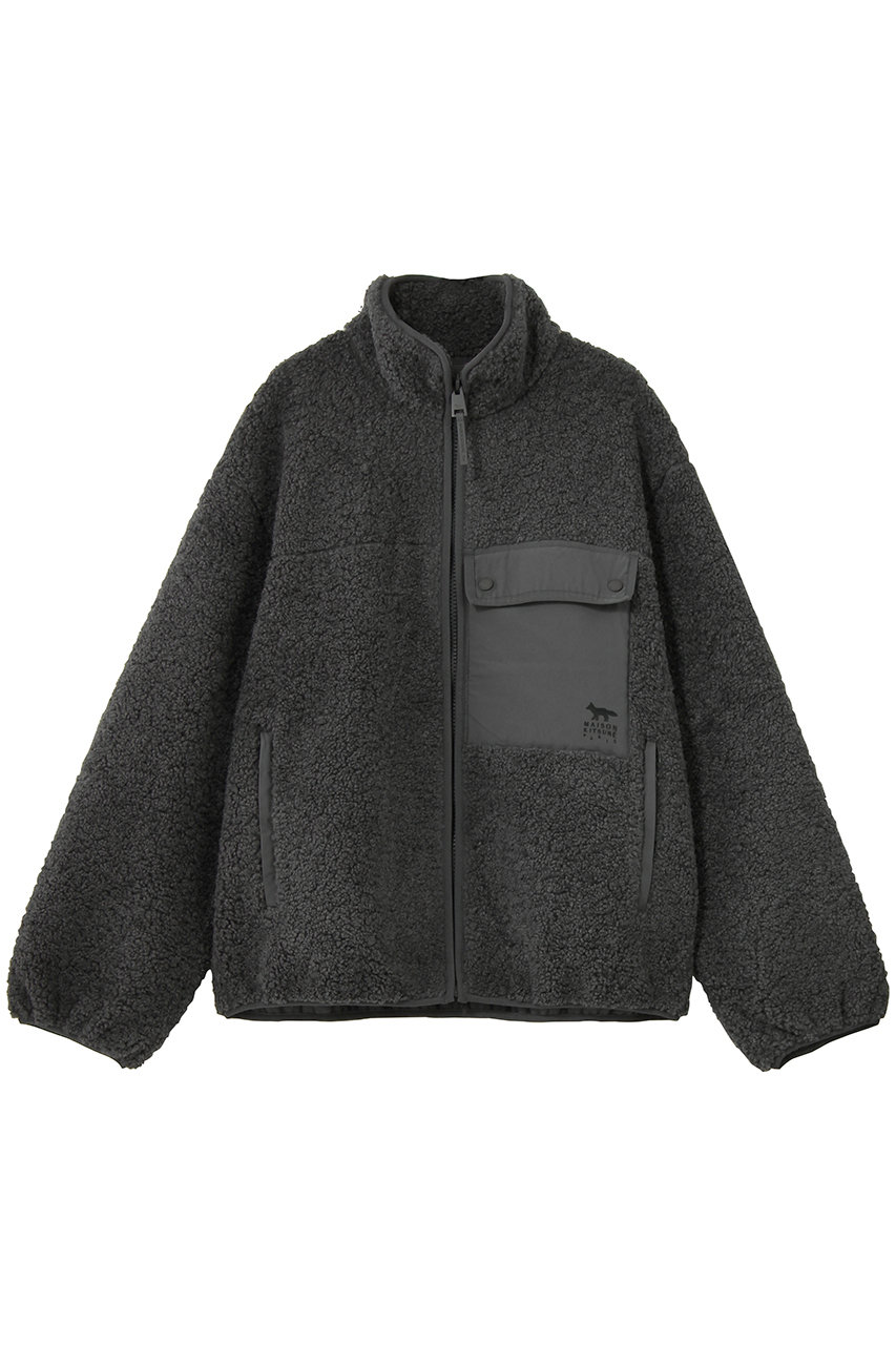 MAISON KITSUNE 【MEN】FLEECE ジャケット (ペイヴメント, S) メゾン キツネ ELLE SHOP