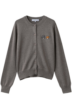 メゾン キツネ/MAISON KITSUNEのDOUBLE FOX HEAD REGULAR カーディガン(110300/110303)