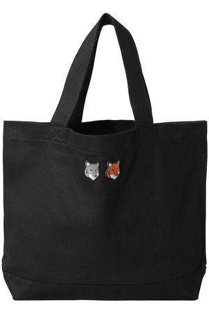 メゾン キツネ/MAISON KITSUNEの【UNISEX】DOUBLE FOX HEAD トートバッグ
