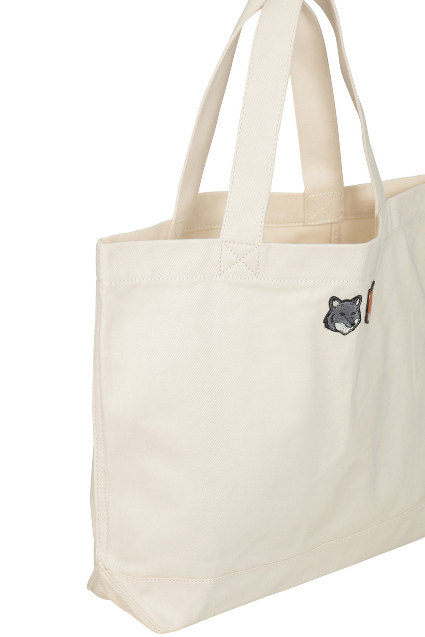 MAISON KITSUNE(メゾン キツネ)｜【UNISEX】DOUBLE FOX HEAD トート