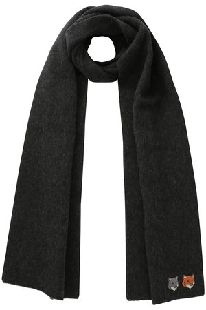 メゾン キツネ/MAISON KITSUNEの【UNISEX】DOUBLE FOX HEAD マフラー