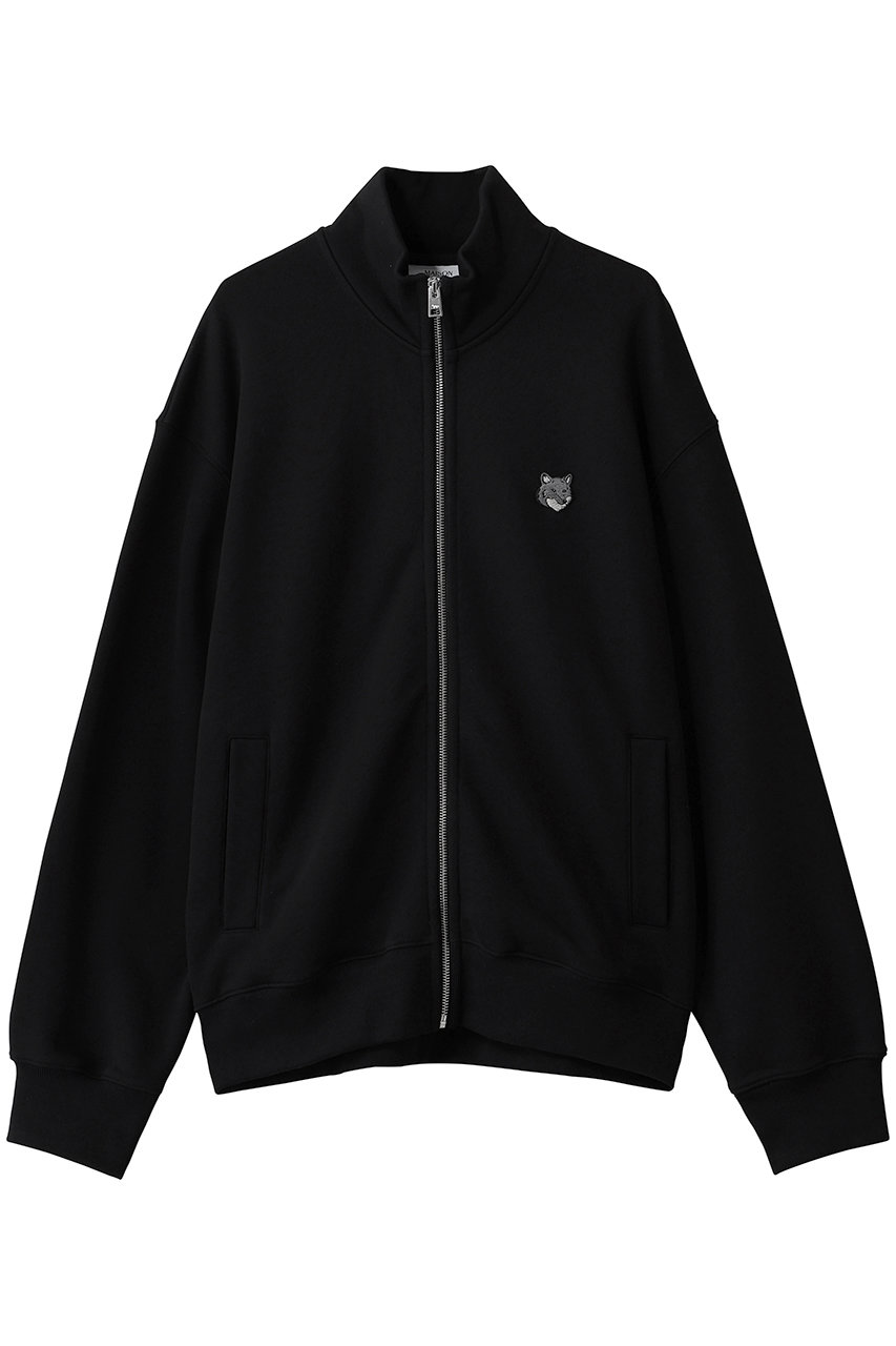 メゾン キツネ/MAISON KITSUNEの【MEN】FOX HEAD ZIPPED COMFORT スウェットシャツ(ブラック/QM02151KM0341)