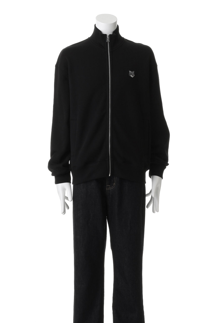 MAISON KITSUNÉ ブラック スウェット MAISON KITSUNE(メゾン キツネ)｜【MEN】FOX HEAD ZIPPED COMFORT