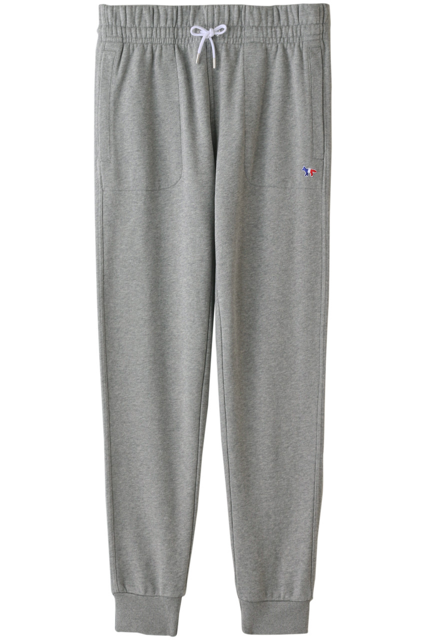 MAISON KITSUNE メゾン キツネ メンズ(MENS)TRICOLOR FOX PATCH CLASSIC JOG PANT/スウェットパンツ グレーメランジ