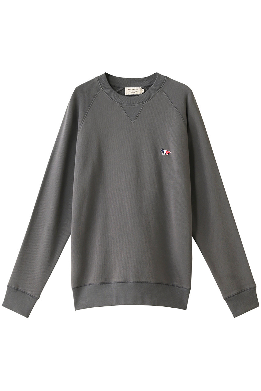 MAISON KITSUNE メゾン キツネ 【UNISEX】SWEATSHIRT TRICOLOR FOX PATCH/スウェット グレー