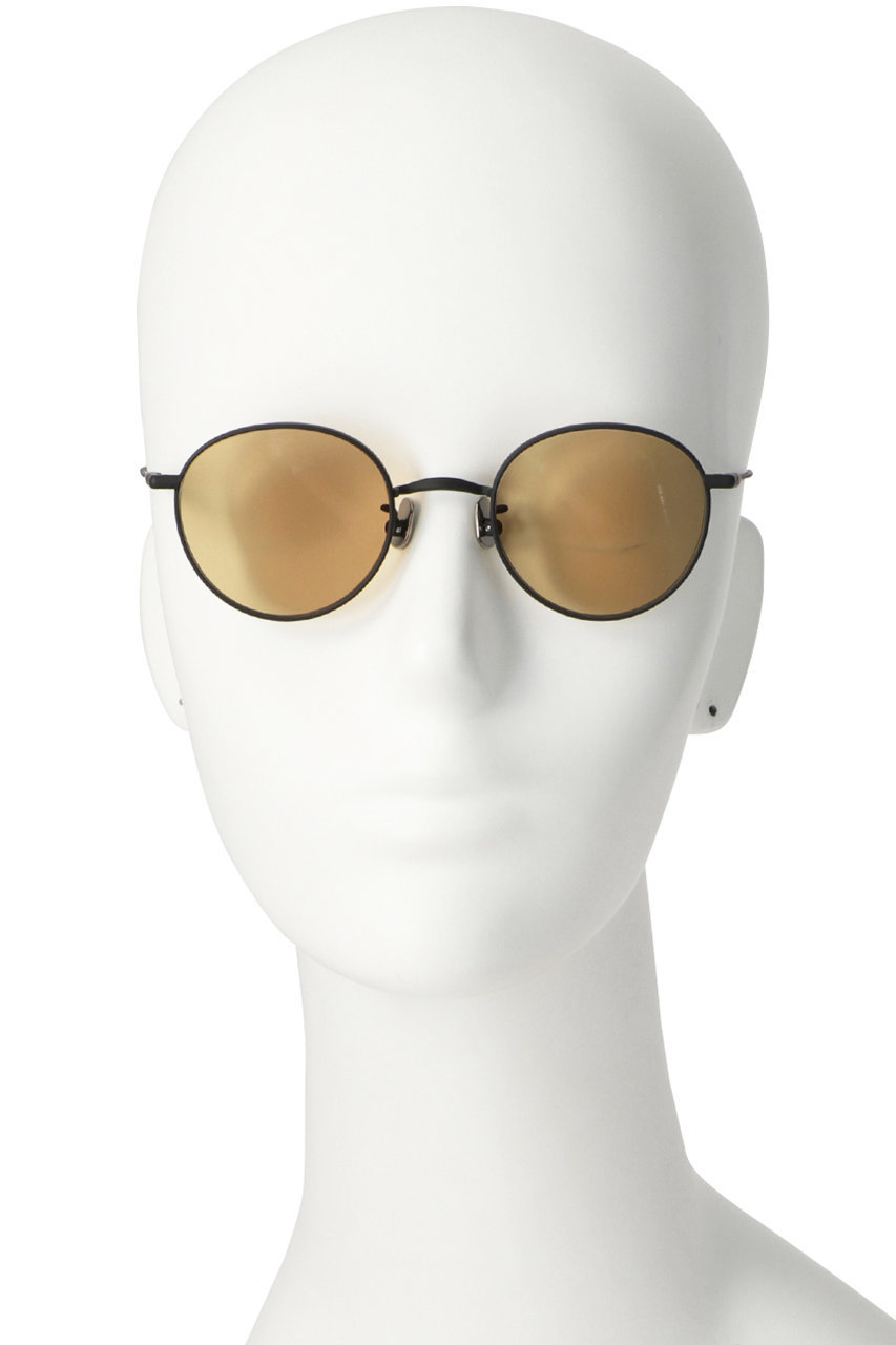 BLANC B0036 サングラス 美品 ブラン 眼鏡フレーム形ラウンド丸メガネ