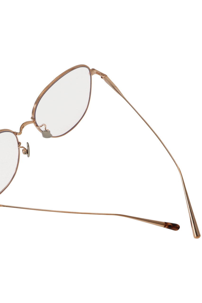 BLANC(ブラン)｜B0041 チタンフレームメガネ/ローズゴールド×クリア の