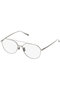 B0042 メガネ ブラン/BLANC シルバーマット×クリア